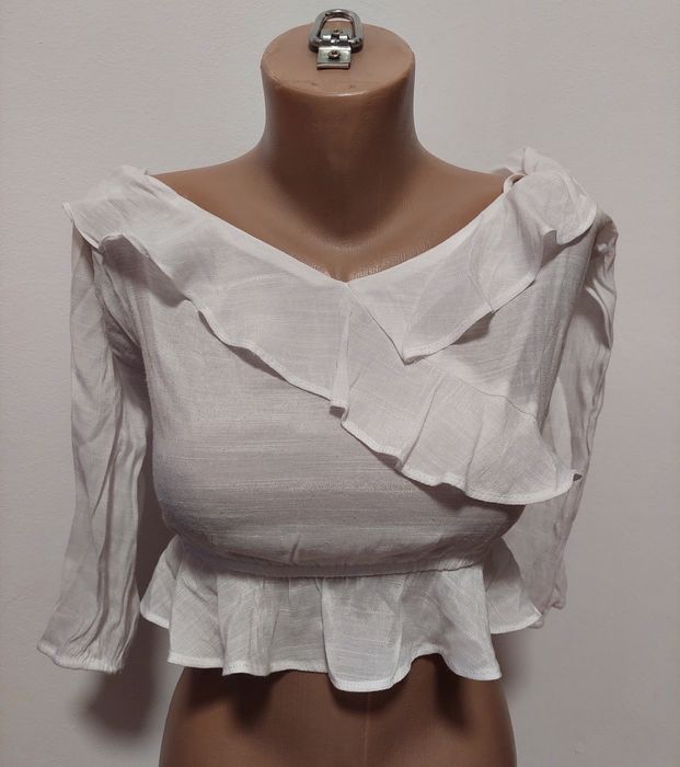 Biała bluzka,rozmiar  38,cena 15zł