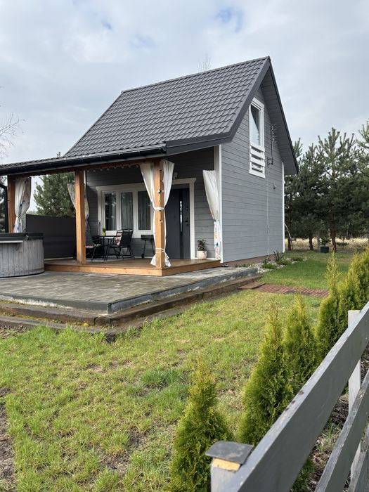 Dom letniskowy nad stawem do wynajęcia, Nowa Wieś