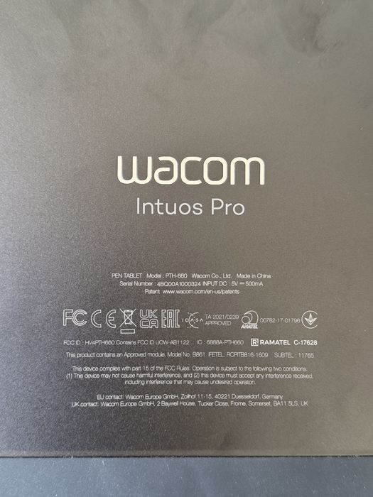 Графічний планшет Wacom intuos pro m