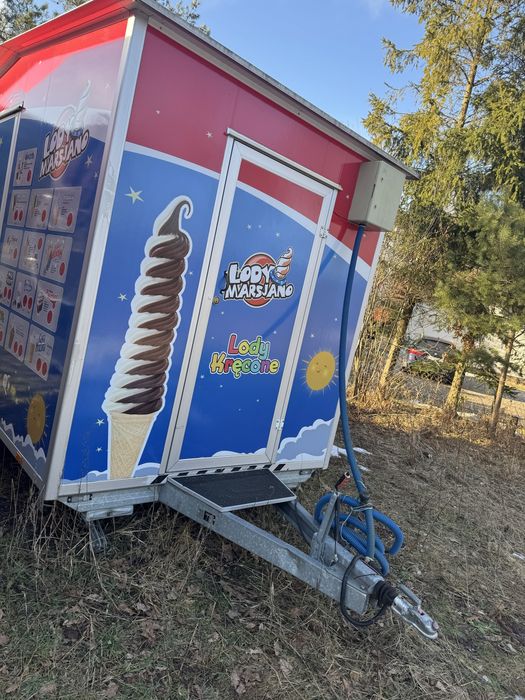 Budka przyrczepa lody granity !