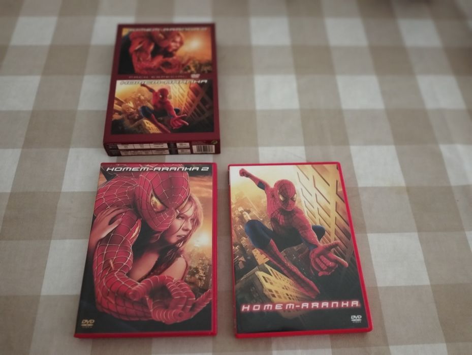 DVDs Homem aranha 1 , 2