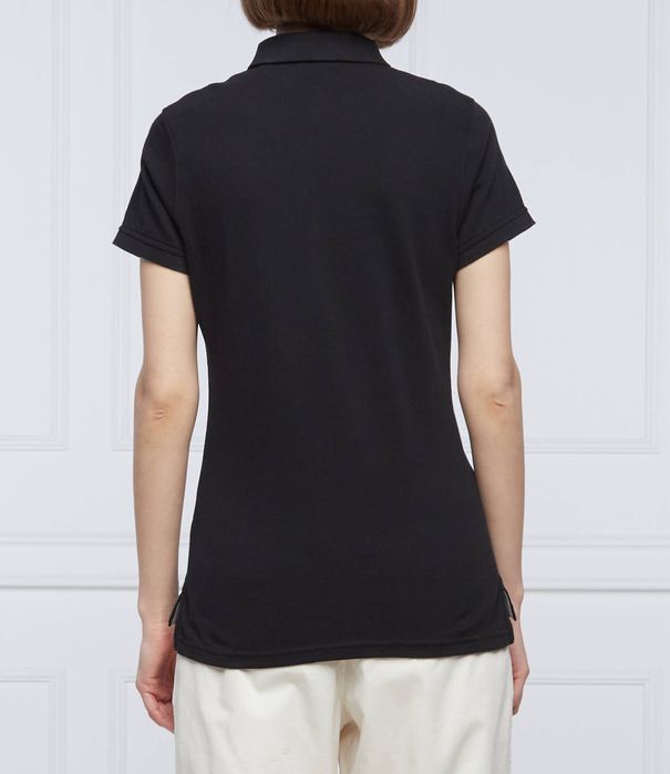 Koszulka polo czarna z logo Gant XS