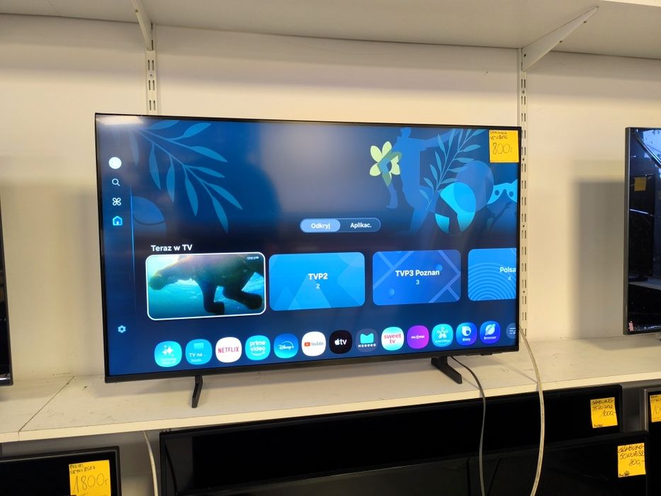 Samsung 43 cale 4K UHD hdr Smart WiFi DVB-T2 HEVC 43U8072 gwarancja 3m telewizor