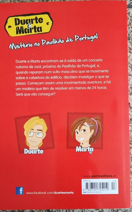 "Duarte e Marta - mistério no pavilhão de Portugal"
