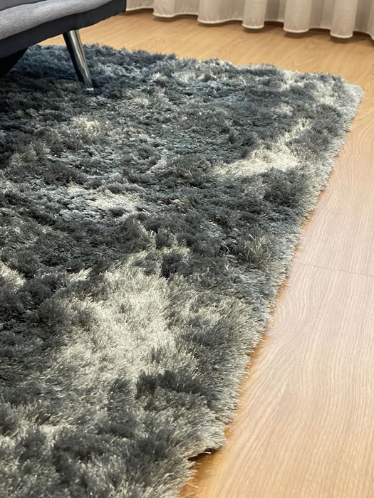 Carpetes para Sala e Quartos (Cinza Pelo Alto)