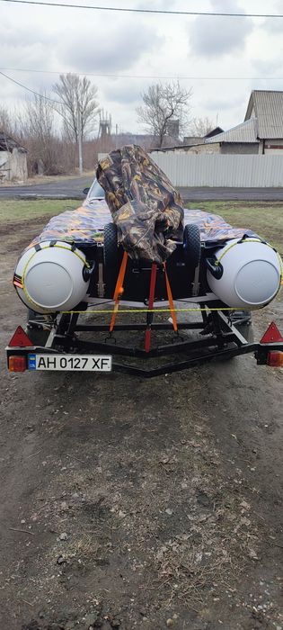 Комплект лодка kolibri +мотор Parsun F15A BMS +лафет