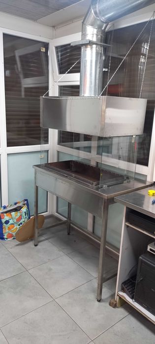 Стіл для мангал з нержавіючої сталі