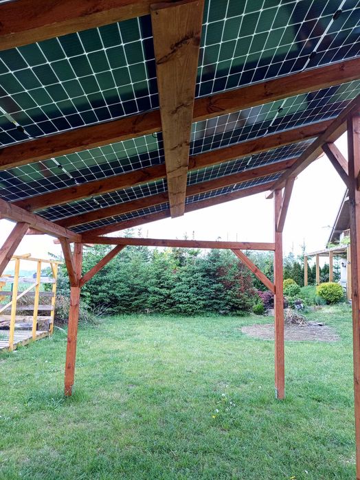 Wiata fotowoltaiczna OFF-GRID z magazynem energii 14 KWh