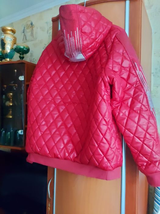 Sassofono, Eze модная куртка/ бомбер.  Еврозима. Камни качество! 52/54