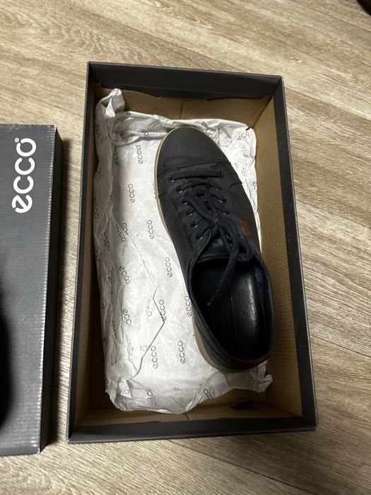 Мужские кеды кроссовки ecco soft 7 м