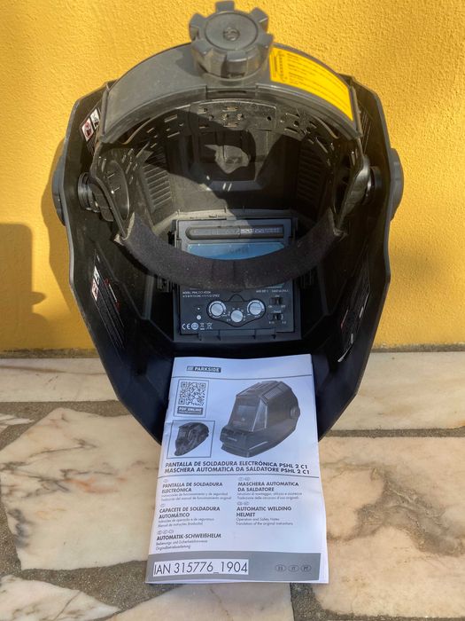 Capacete de soldadura automático PARKSIDE - Novo