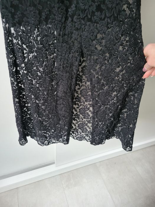 Sukienka Czarna maxi sylwester S/M
