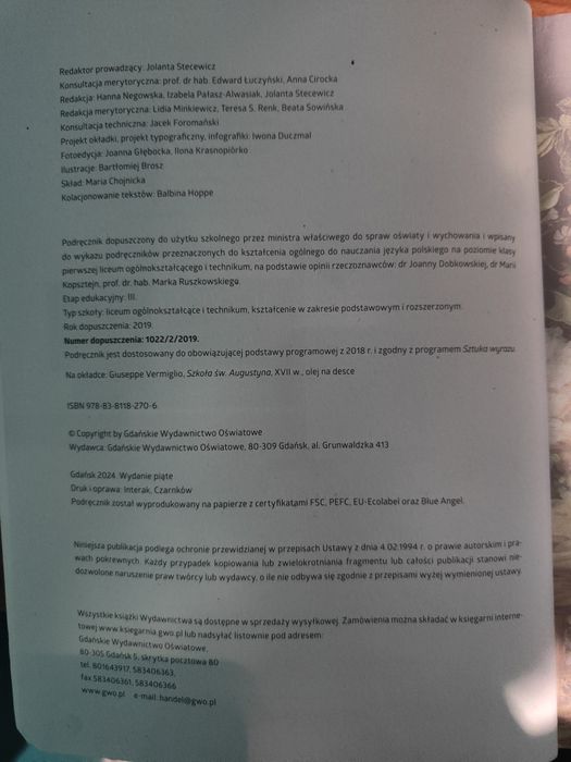 Język Polski 1 podręcznik