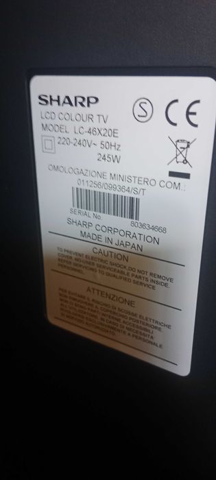 Telewizor uszkodzony sharp