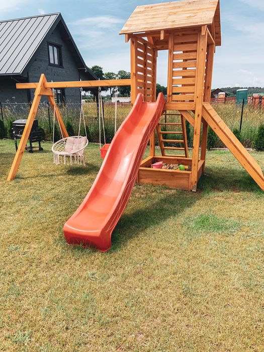 Domek z balia na Mazurach nad jeziorem do wynajecia