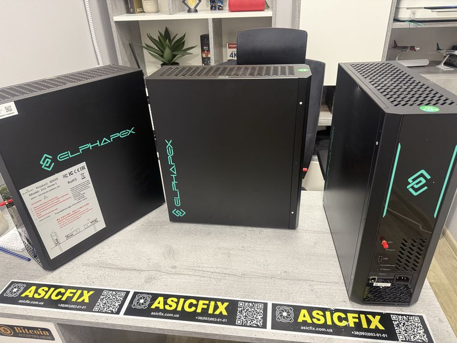 Asic-майнер ElphaPex DG Home 1 2100 Mh/s 630Вт Scrypt НАЯВНІСТЬ! ТИХИЙ