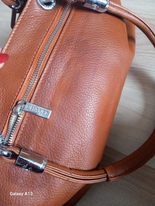 Chanel przepiękna torebka skóra