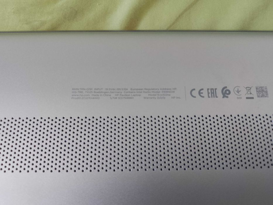 Laptop hp Pavilon 15 cali