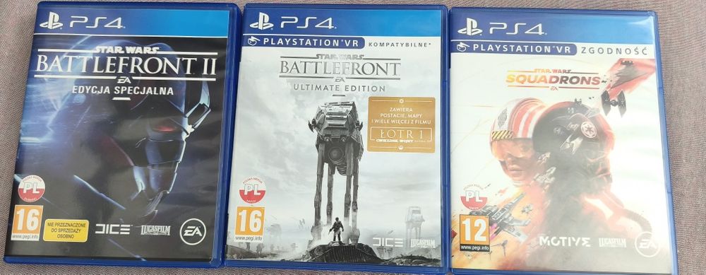 Gry PS4 Star Wars,.