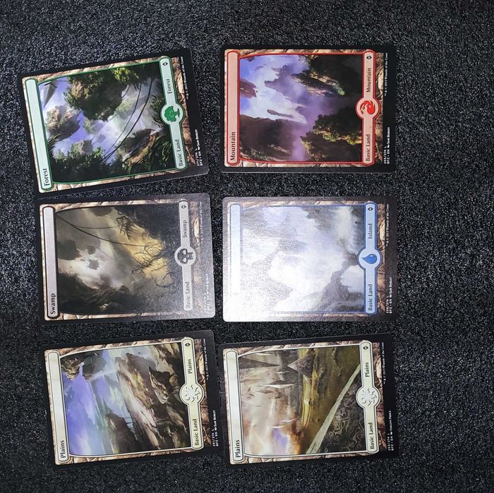 Lote 6 Terras Zendikar MTG