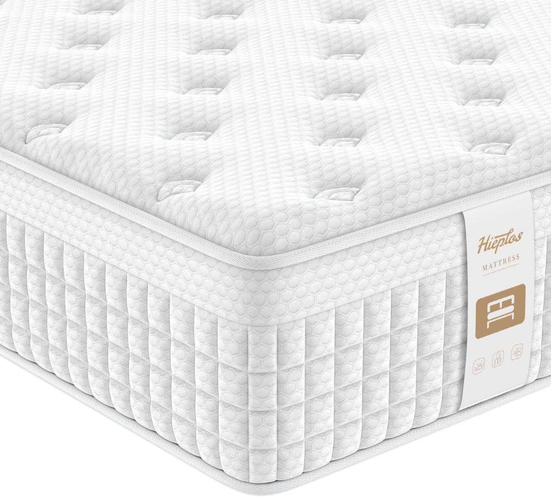 Materac Sprężynowy Kieszeniowy 180x200 cm H4 Memory 28 cm 9 Stref OEKO-TEX