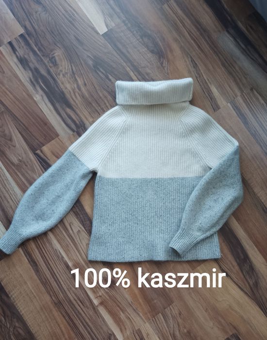 Golf damski Ann Taylor XS 100% kaszmir
