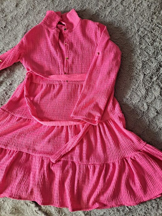 Śliczna muslinowa sukienka dla dziewczynki