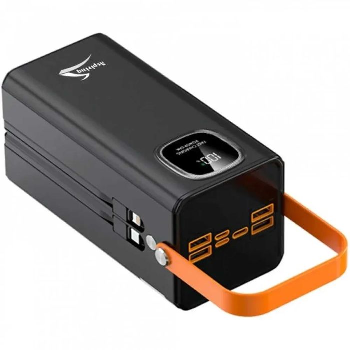 Повербанк Aroimac 60000 mAh | 22.5W Швидка зарядка | 4 USB + Ліхтарик