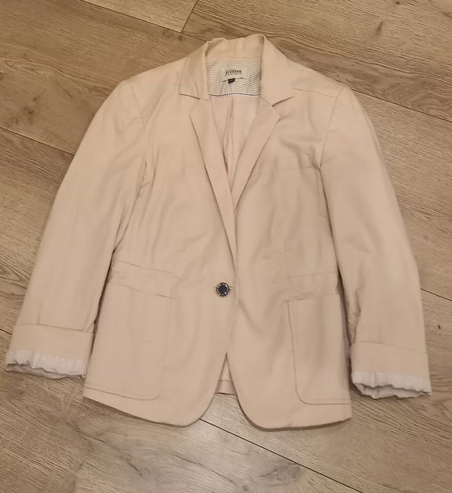 Żakiet marynarka Bershka rozm S_ pudrowy róż