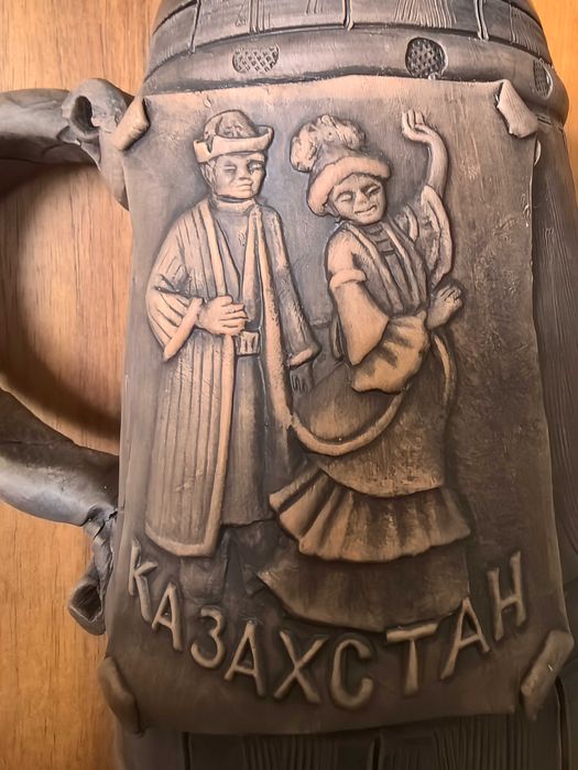Kufel. Kazakhstan. Ceramika. Rekodzielo. Nowy.