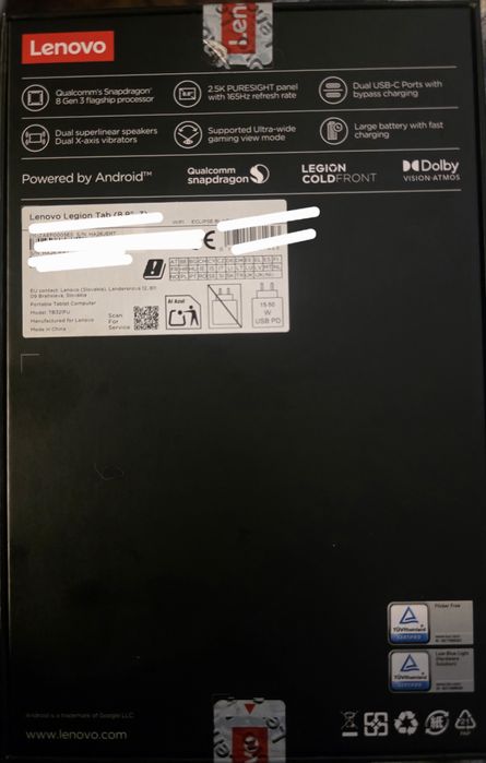 LENOVO Legion Tab TB321FU  12gb/256