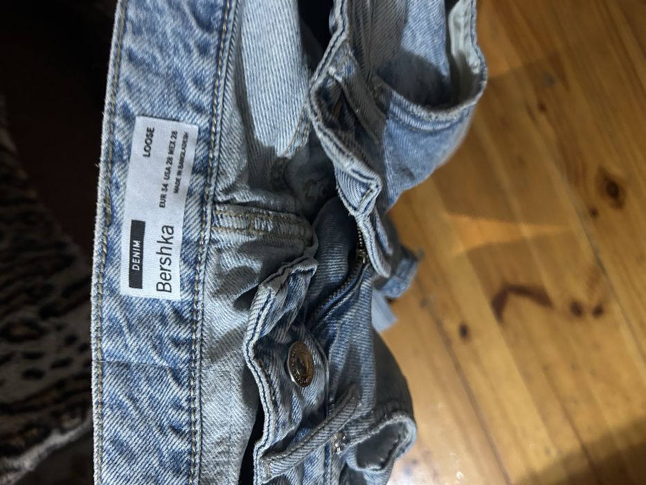Spodnie bershka baggy jeansy r.34