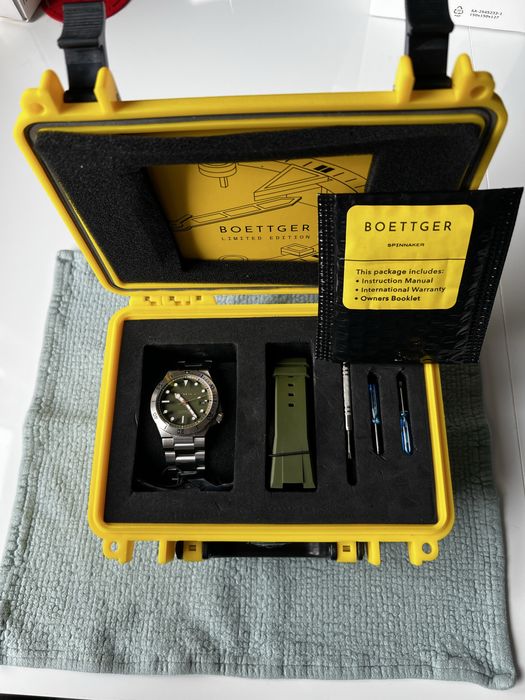 Zegarek Spinnaker Boettger Automatic – SP-5083-FF – Limitowana Edycja #197/510 – Full Set