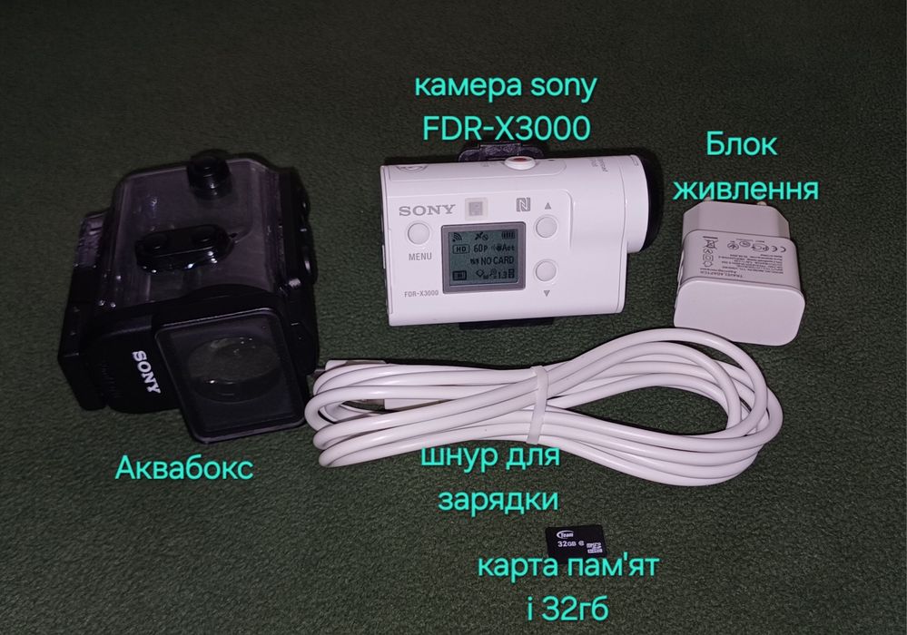 Екшн-камера Sony FDR-X3000