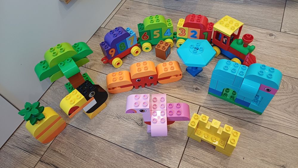 Lego DUPLO- pociag, zwierzątka