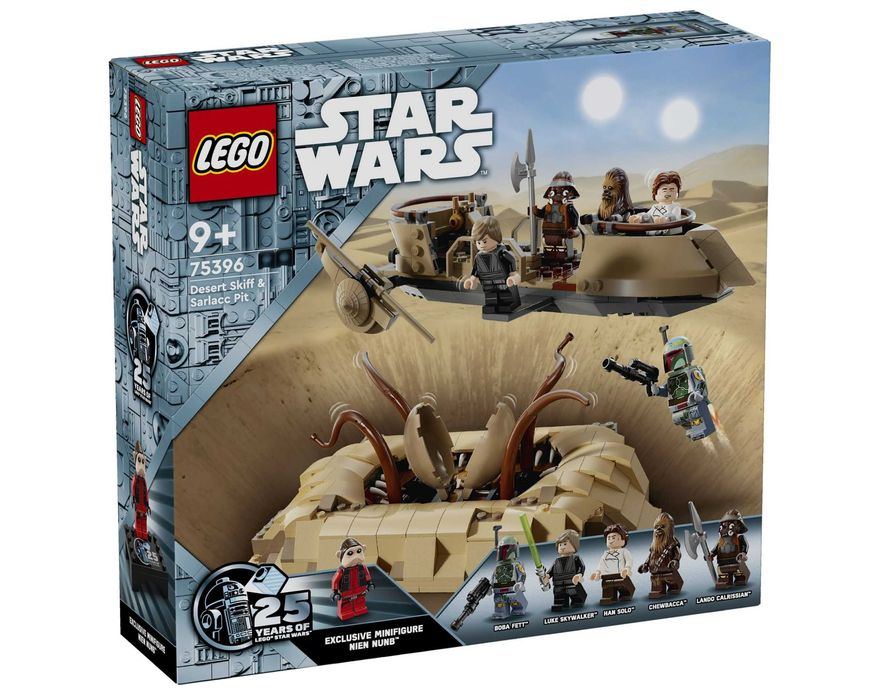 Новий Lego Star Wars 75396 Desert Skiff & Sarlacc Pit