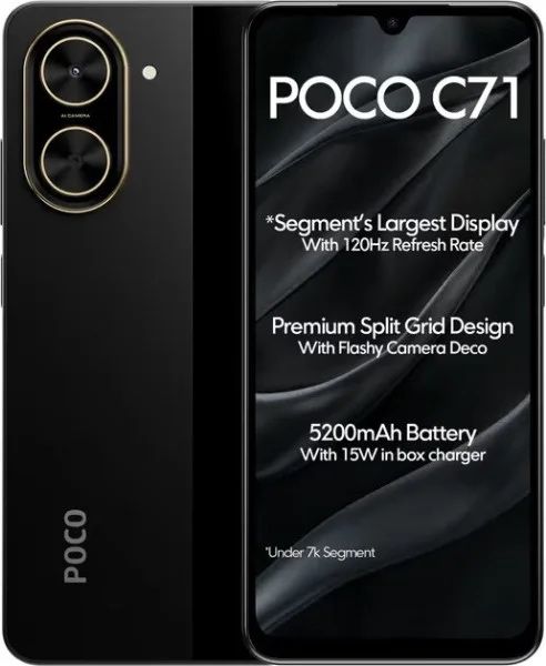 Телефон Xiaomi Poco C71 3/64GB Black