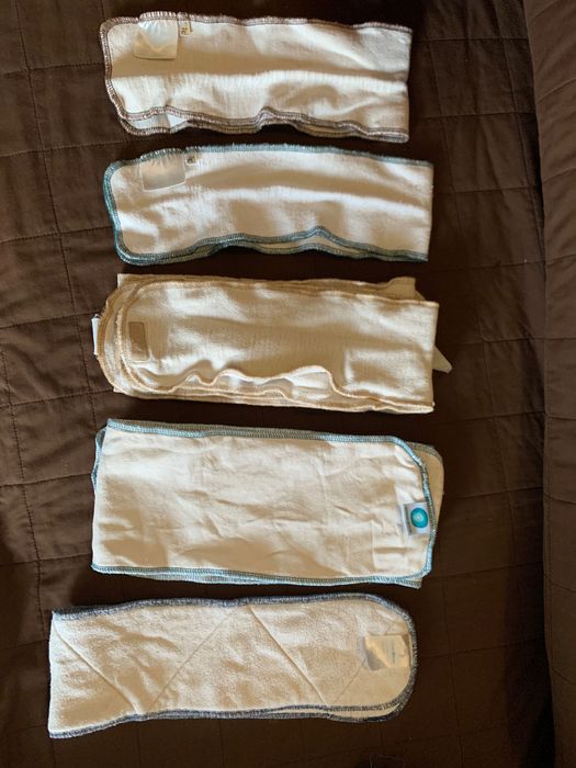 Absorventes para fraldas reutilizáveis