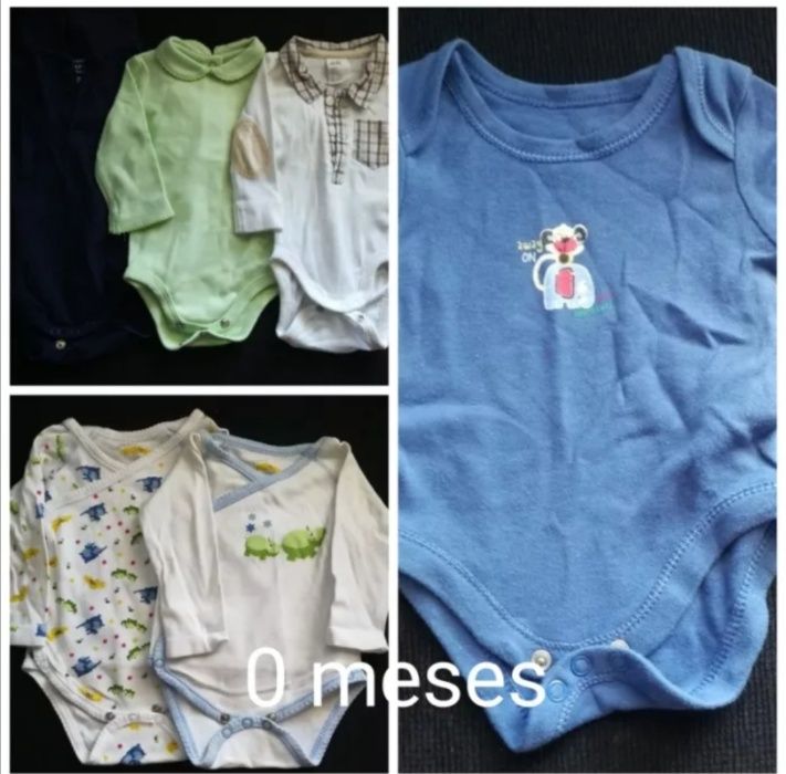 Bodys de bebé vários tamanhos