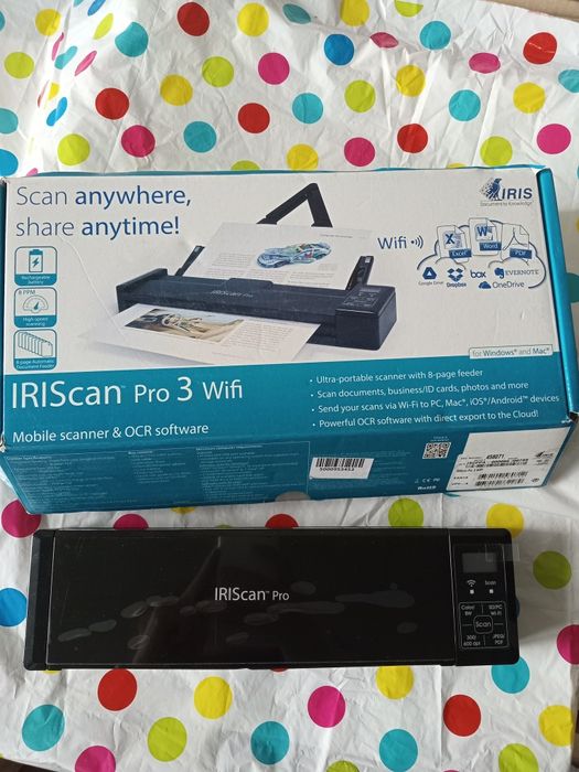 Портативний сканер для документів IRIScan pro 3 wifi scanner