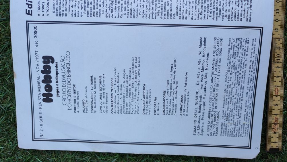 Hobby 1977 - A revistas dos tempos livres