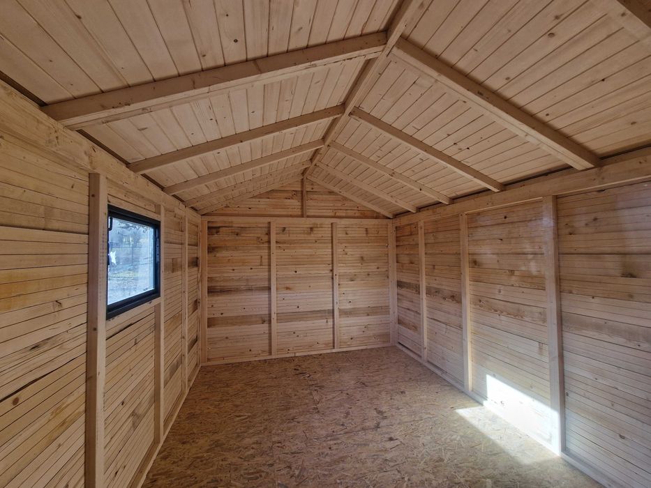 Domek letniskowy 6,5x3m (domek na działkę, domek z tarasem)