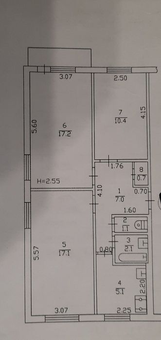Продам 3 ком.квартиру Салтовка
