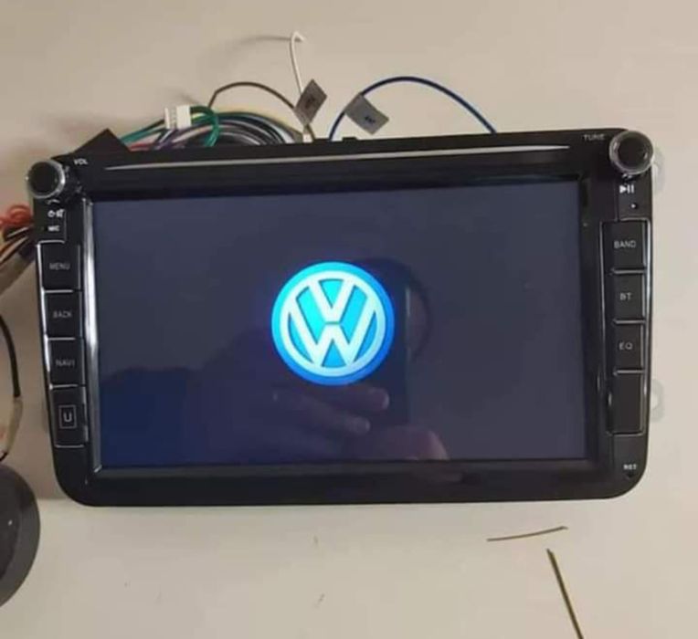 Rádio Android 14 com GPS Volkswagen/SEAT/Skoda (Artigo Novo) 2 GB RAM