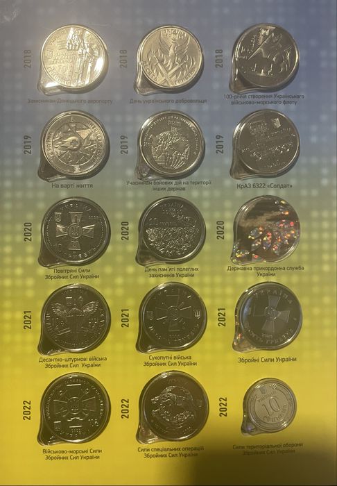 Альбом монет «Збройні Сили України»