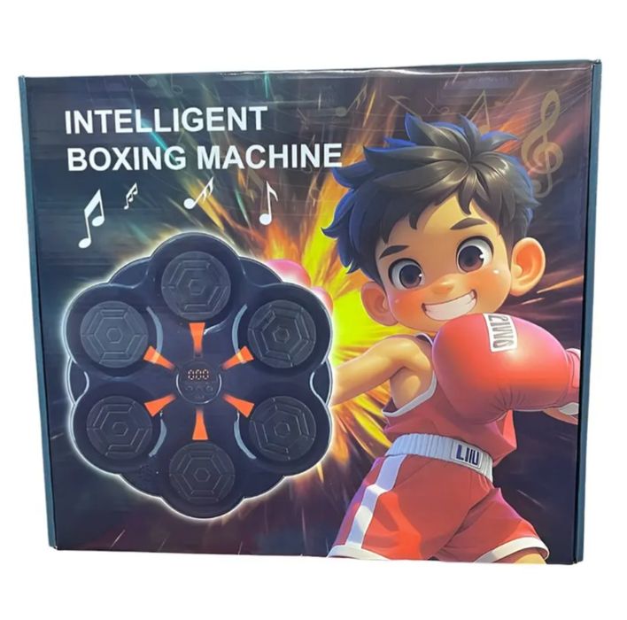 Настінний боксерський тренажер з Bluetooth та рукавичками, 32х32см

75