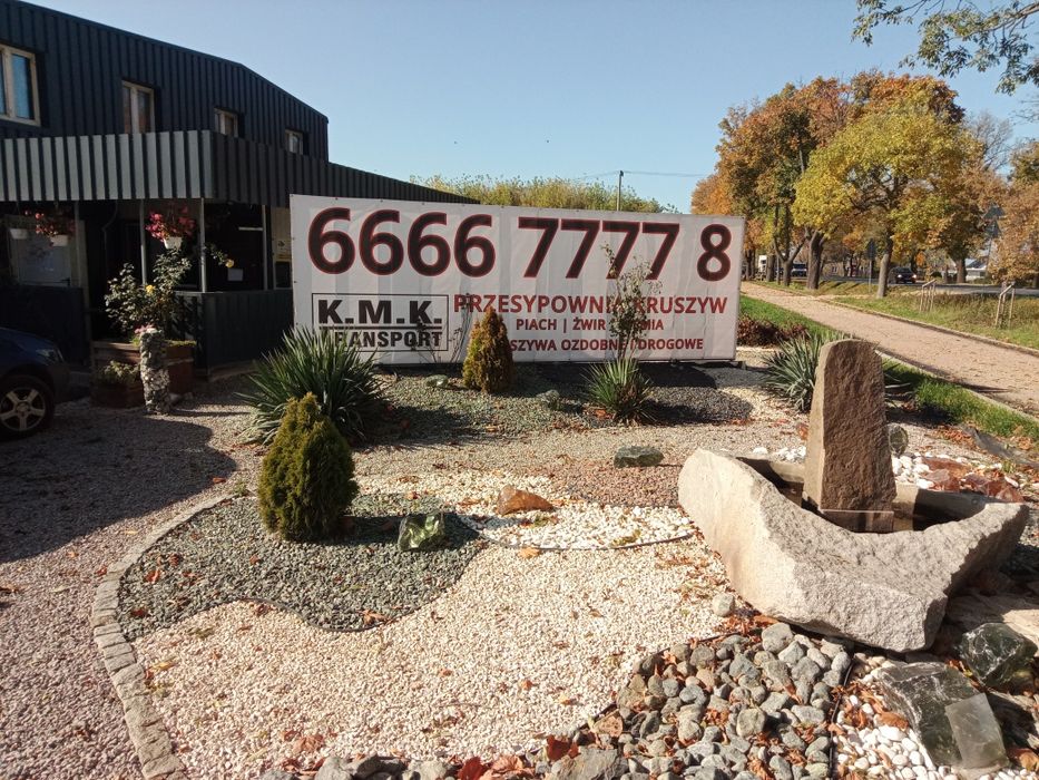 Usługi koparką , ładowarką/wywrotką / materiały sypkie