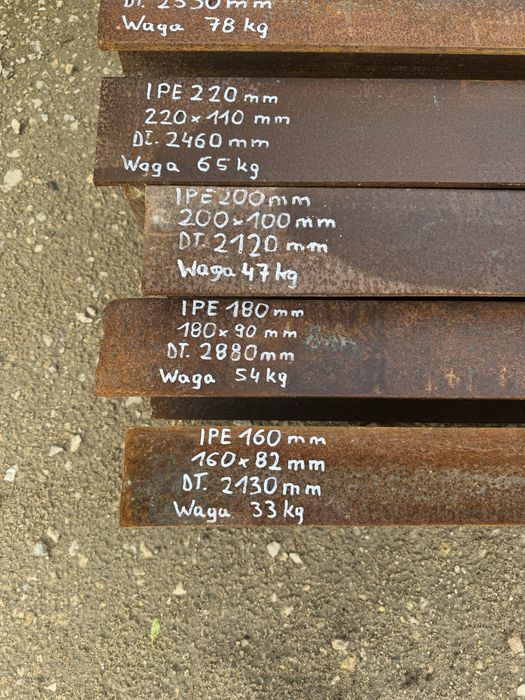 Dwuteownik IPE 240mm 220mm tregra nadproże  200mm słup belka stropowa
