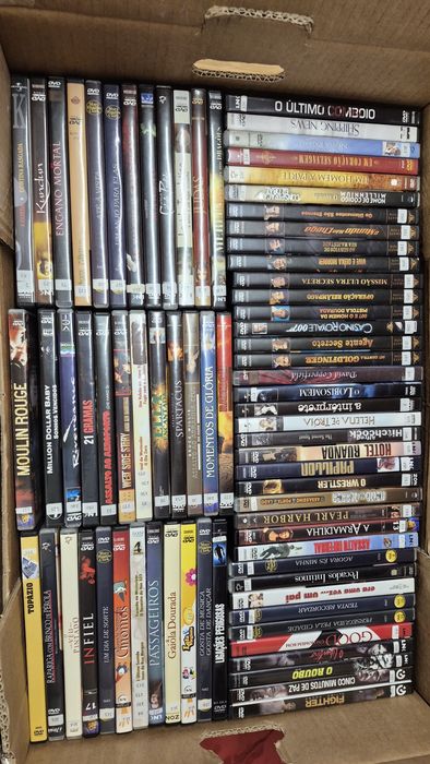 Packs com 74 DVD's Originais