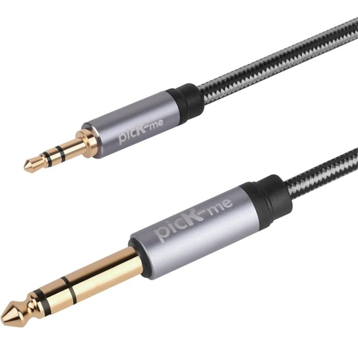 2 cabos de audio de uma via